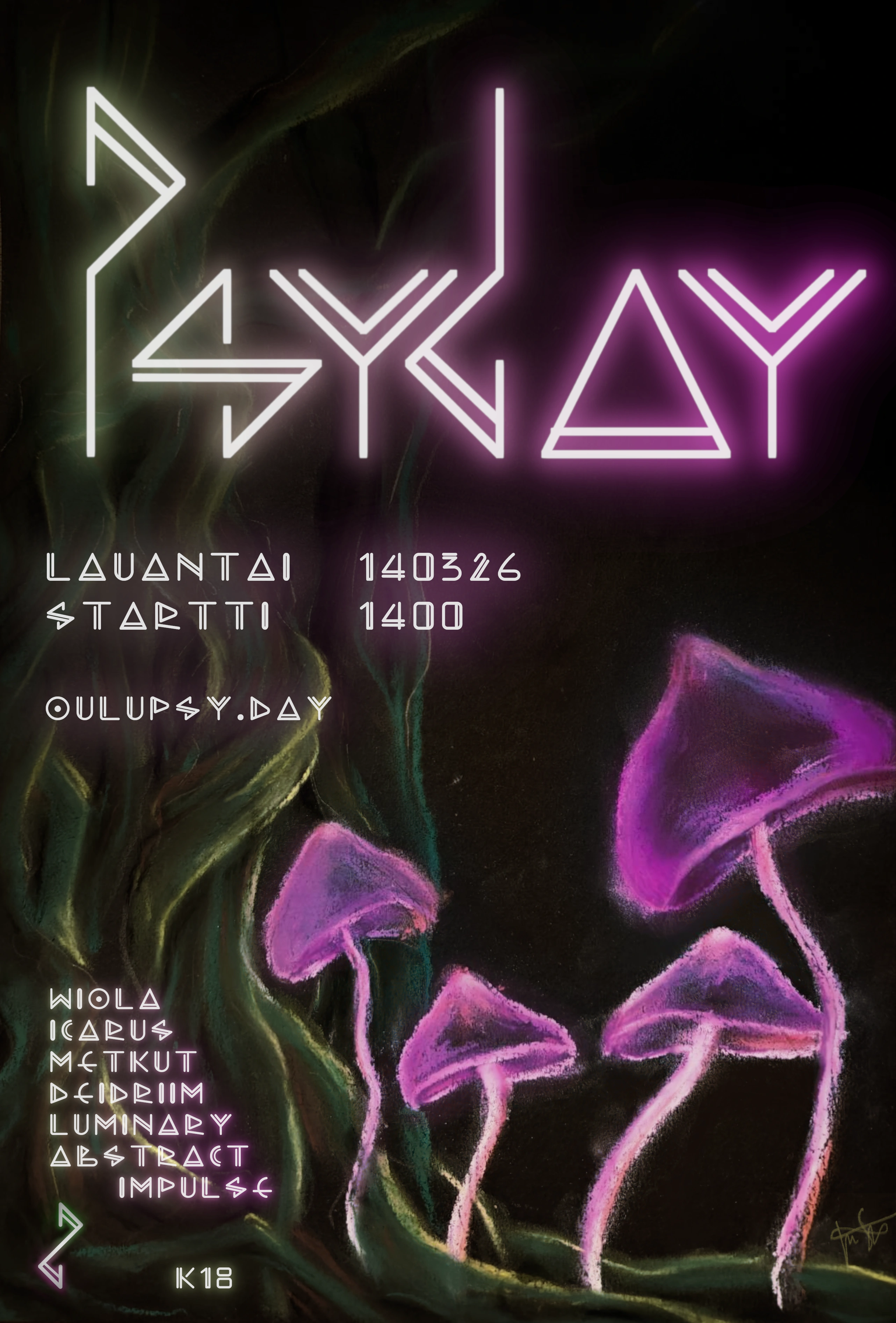 Psyday tapahtumaposteri